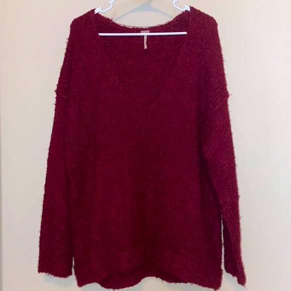 Free People Sweaters - Free People Deep V-Neck Sweater